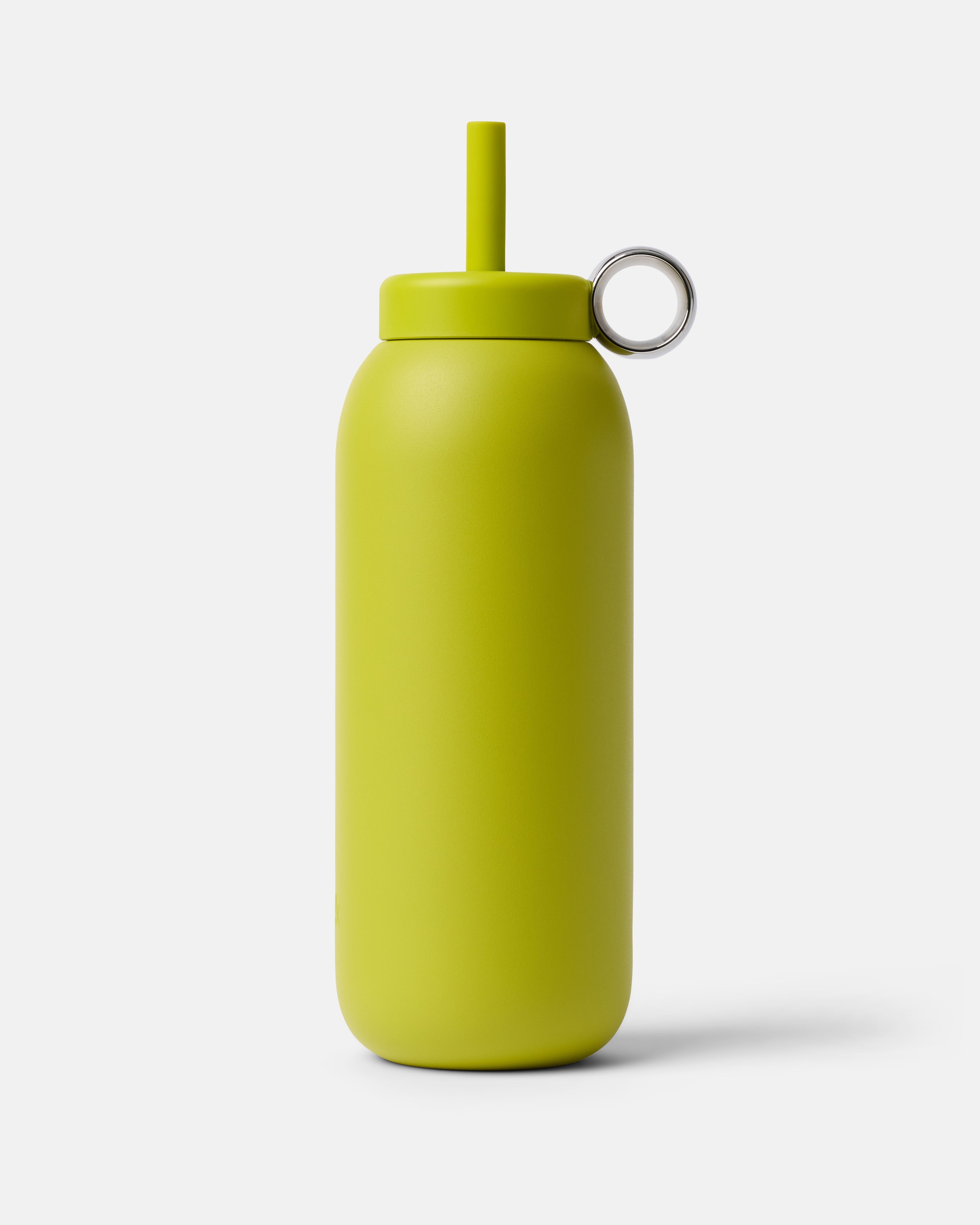 Stainless Straw Cap 32oz Chartreuse